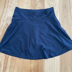 Athleta Navy All Day Skort Jupe-short All Day Size 6 Stretch Breathable